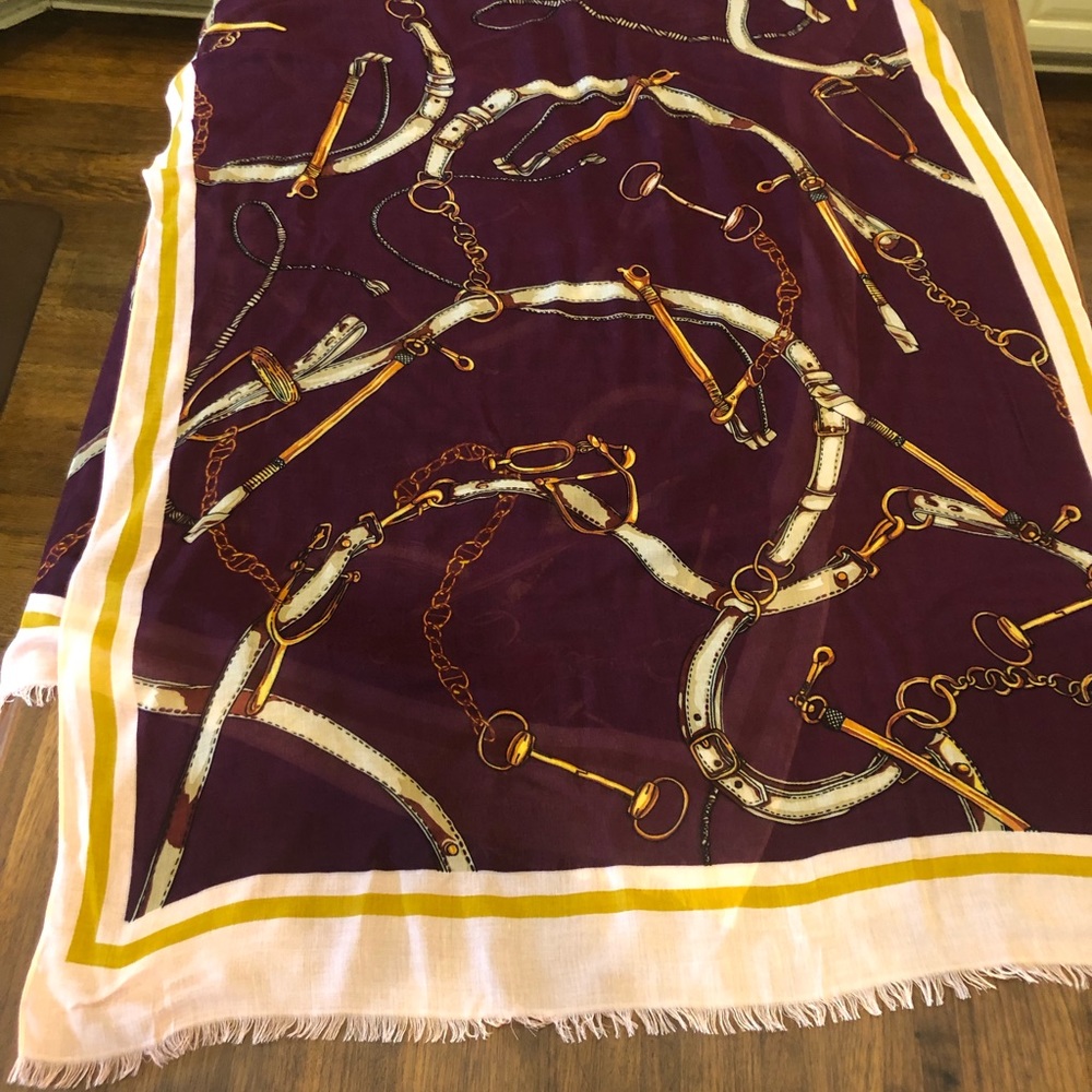 NWOT Talbots Equestrian Scarf